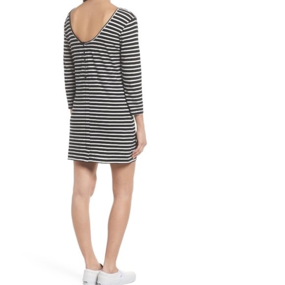 Knot Sisters Costa Stripe T-shirt Dress - Picture 3 of 8